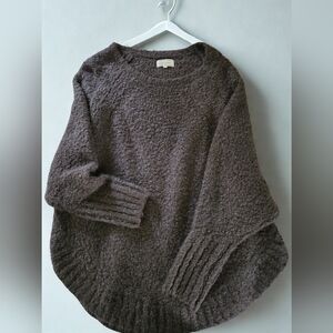 Lou & Grey Womems Pull Over Cozy Sweater M/L Oversized Comfy Soft
